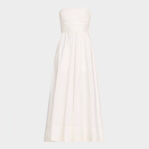 ALC Tate Strapless Midi Dress White Size 2 NWT | Bridal Shower Engagement